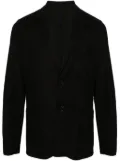 Harris Wharf London notched-lapels single-breasted blazer - Black