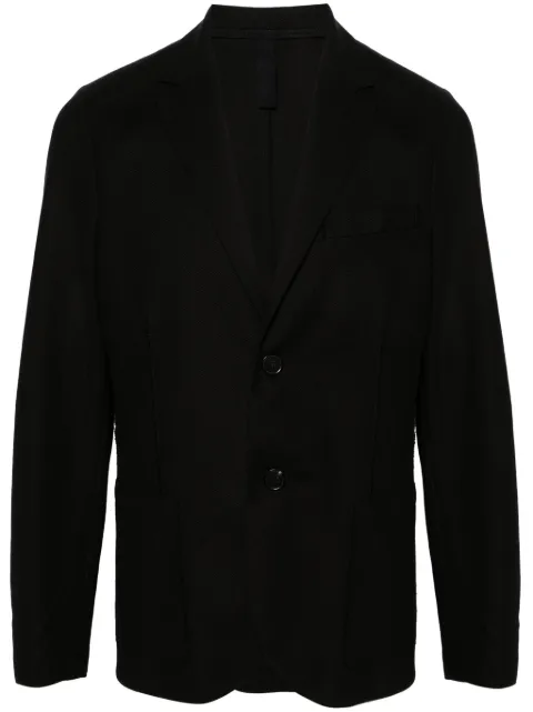 Harris Wharf London notched-lapels single-breasted blazer