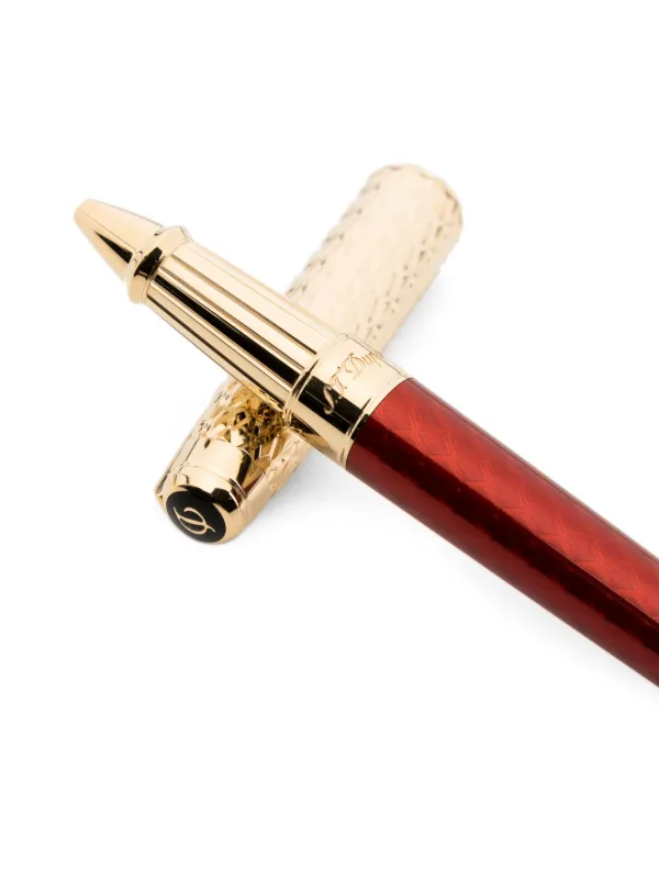S.T. Dupont レッド ローラーボールペン