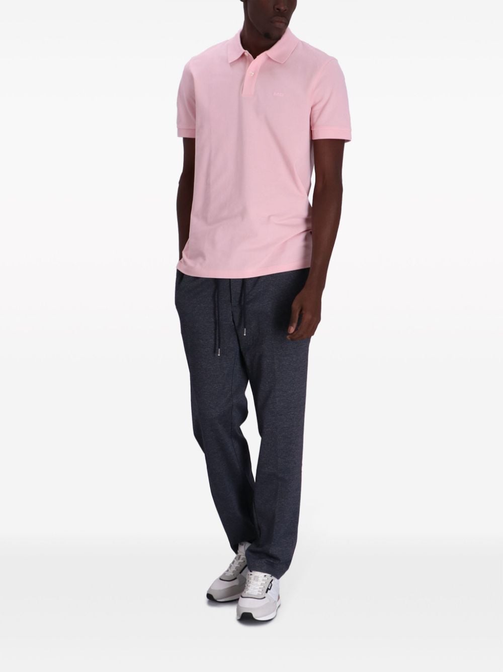 BOSS Poloshirt Roze