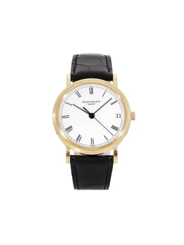 Patek Philippe Pre owned Calatrava Horloge Wit FARFETCH NL