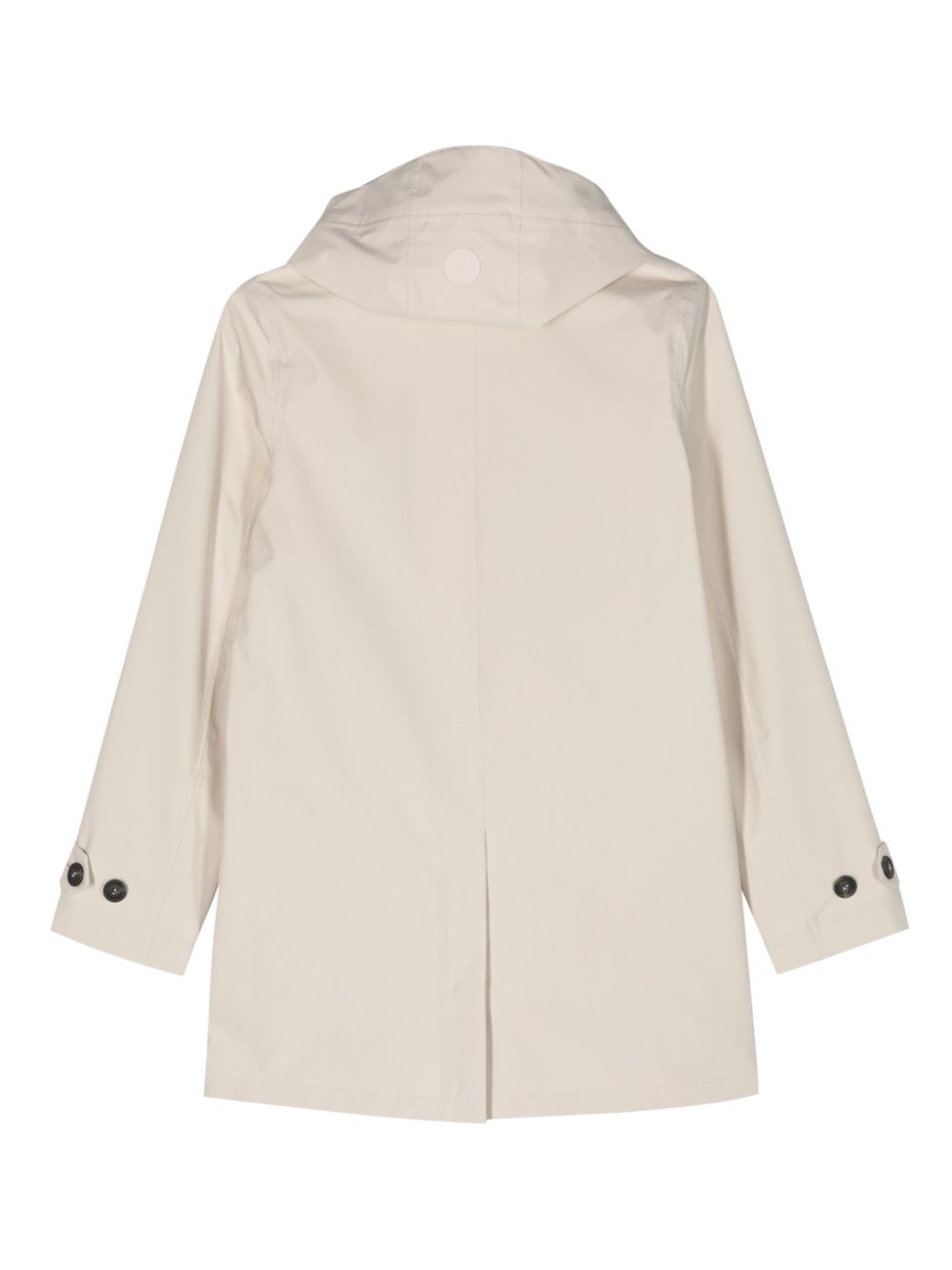 Shop Save The Duck April Single-breasted Coat In Neutrals