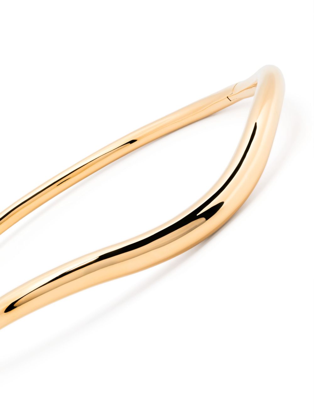Shop Charlotte Chesnais Wave Choker Necklace In Gold