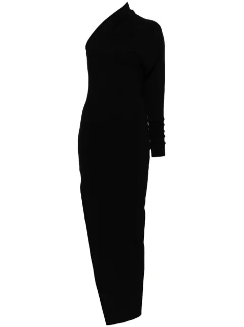 Rick Owens فستان ماكسي بكتف واحد