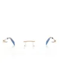 Chopard Eyewear rectangle-frame glasses - Gold