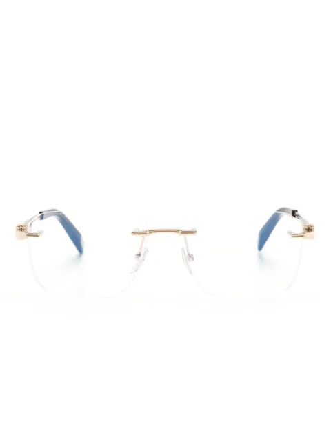 Chopard Eyewear rectangle-frame glasses