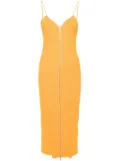 Jil Sander knitted zip-up dress - Orange