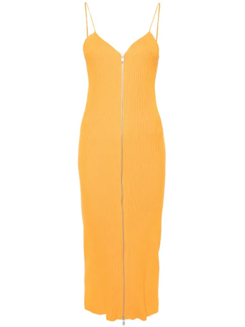 Jil Sander vestido tejido con cierre