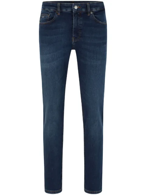 BOSS Calça jeans slim cintura média