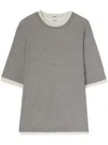 Jil Sander layered cotton T-shirt - Grey