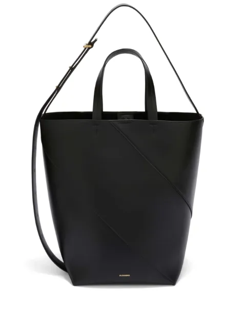 Jil Sander medium leather tote bag