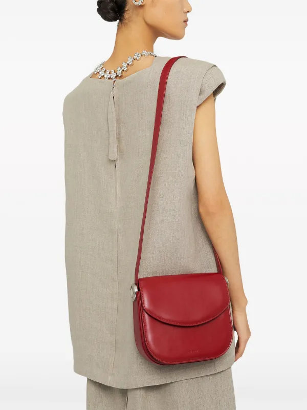 Jil Sander Medium Coin Crossbody Bag | Red | FARFETCH
