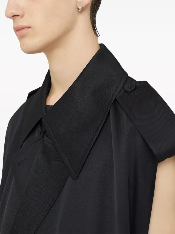 JIL SANDER黒 ラグランスリーブ トレンチコート美品❗️ ジルサンダー ウィメンズ シルク ブレンド ベルト トレンチコート