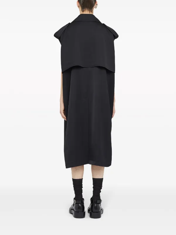JIL SANDER ブラック トレンチコート Jil Sander ノースリーブ トレンチコート | ブラック | FARFETCH JP