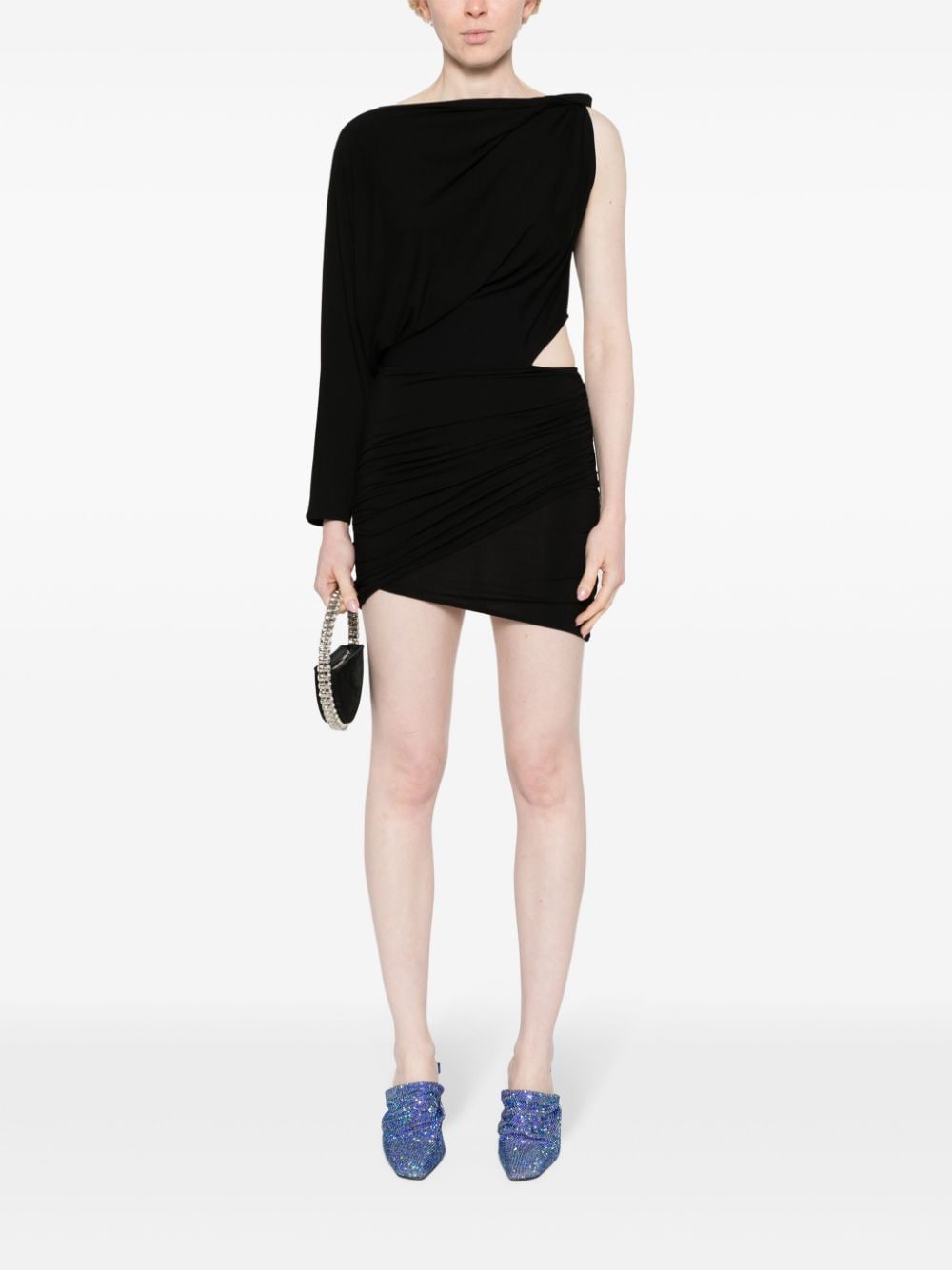 Shop Rev The Anais Mini Dress In Black