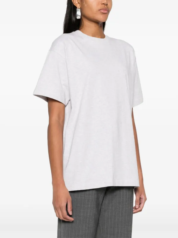 Tシャツ・カットソー Toteme T-shirts TOTEME mélange-effect T-shirt | Grey | FARFETCH