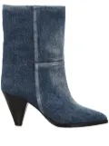 ISABEL MARANT Rouxa 75mm denim boots - Blue