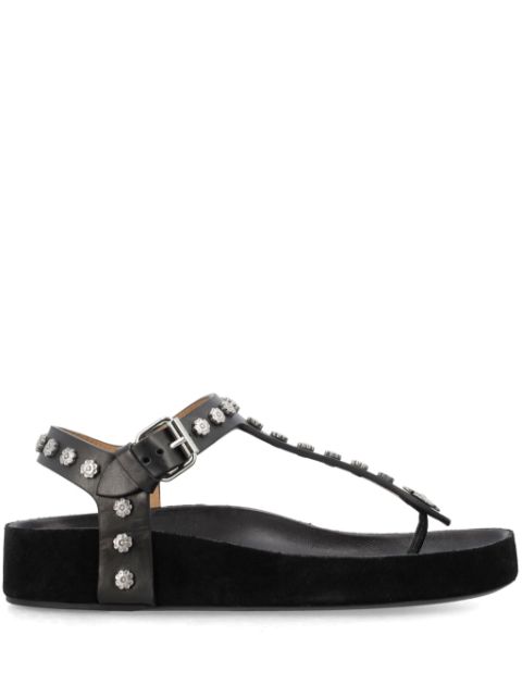 ISABEL MARANT Enore studded leather sandals Women