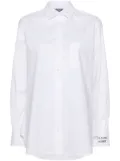 Moschino chest-pocket poplin shirt - White