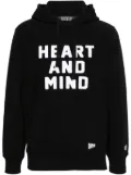 Billionaire Boys Club slogan-embroidered cotton hoodie - Black