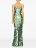 Bronx and Banco Farah gown dress - Green