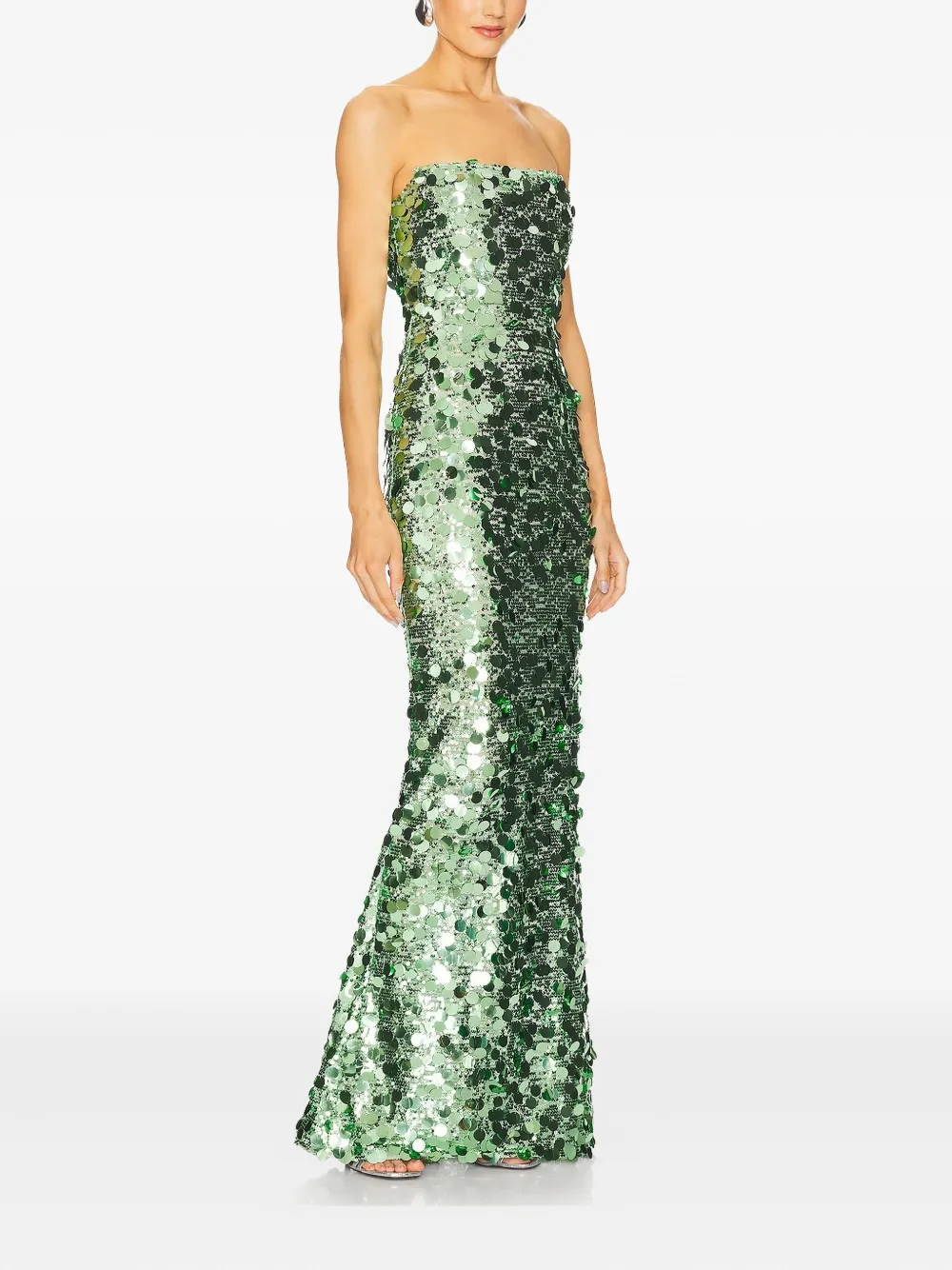 Bronx and Banco Farah gown dress - Groen