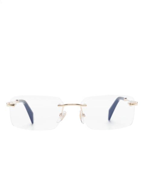 Chopard Eyewear logo-plaque frameless glasses