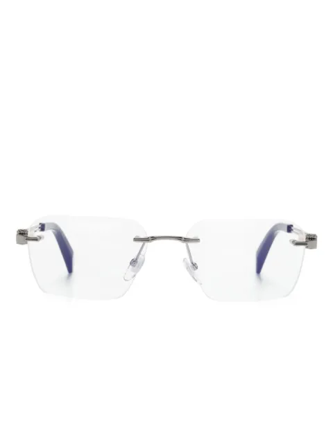 Chopard Eyewear logo-plaque frameless glasses