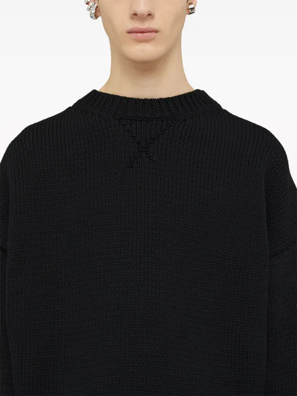 Jil Sander クルーネック セーター | ブラック | FARFETCH JP