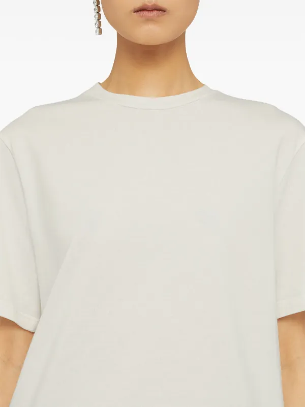 Tシャツ・カットソー JIL SANDER ivory cotton t-shirt Jil Sander - long sleeve cotton t-shirt Ivory - The Corner