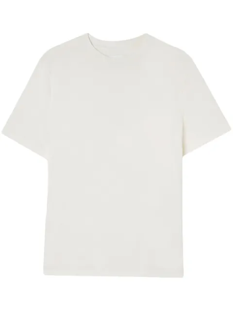 Jil Sander playera con logo estampado