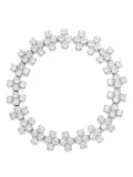 Jil Sander zircon-embellished necklace - Grey