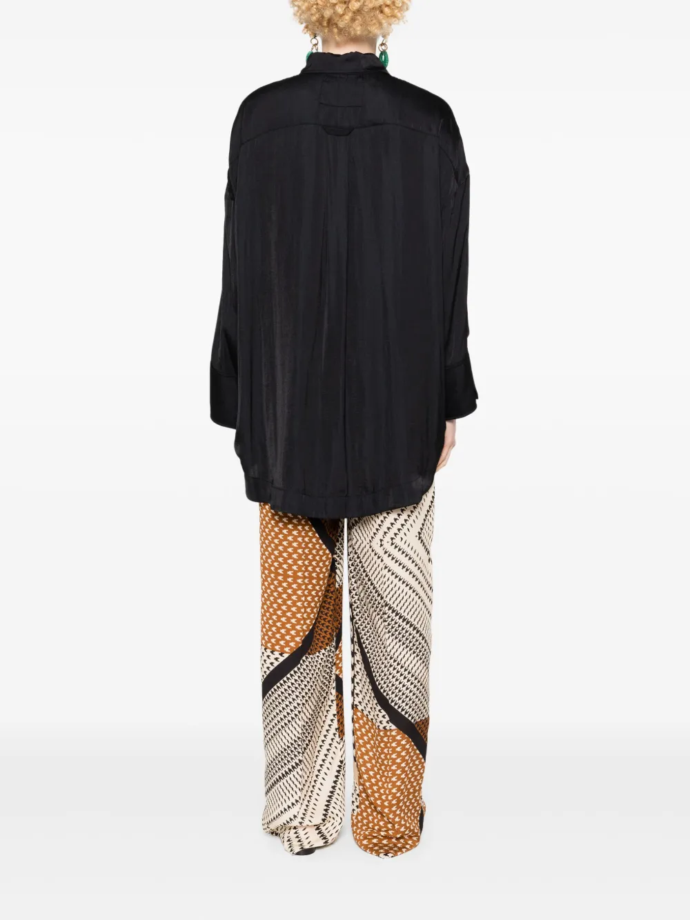 Dorothee Schumacher Satijnen blouse Zwart