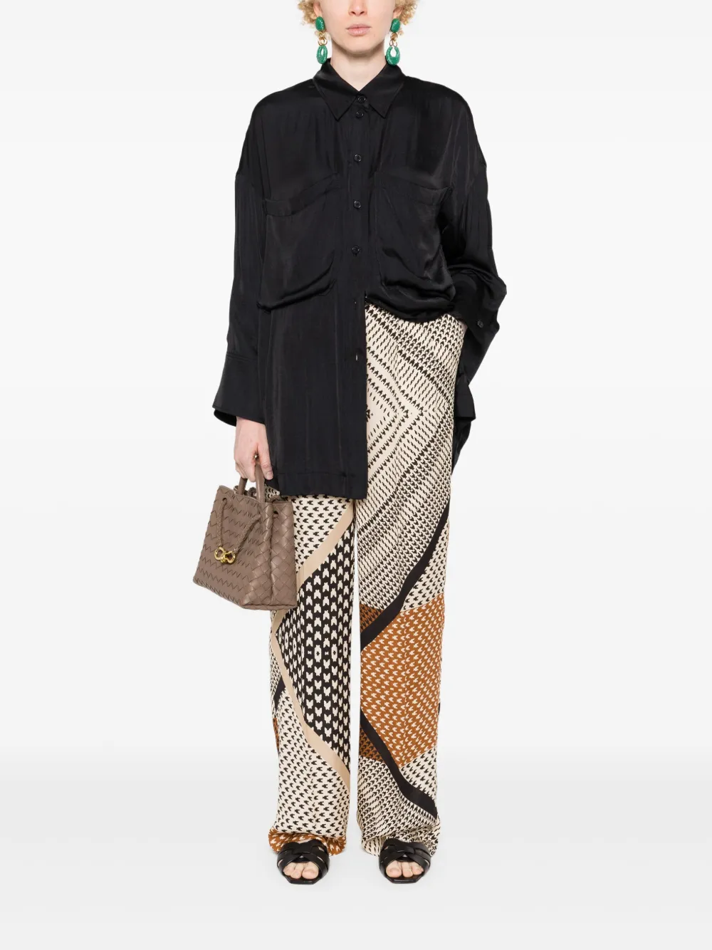 dorotheeschumacher Dorothee Schumacher Satijnen blouse - Zwart