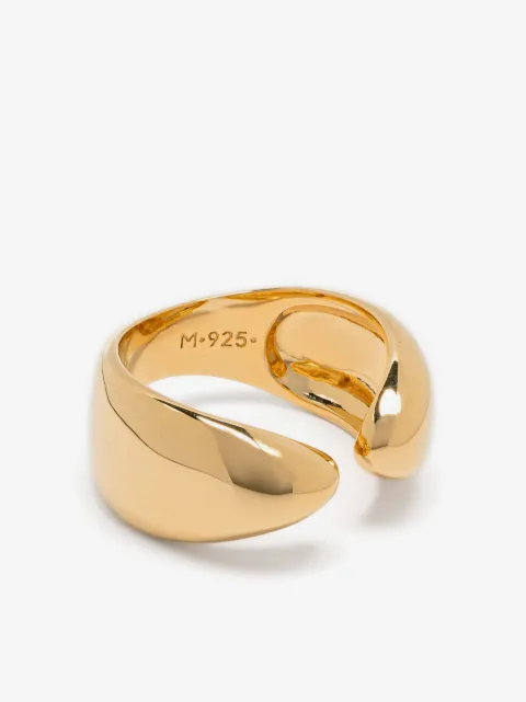 Missoma Savi sculptural open stacking ring