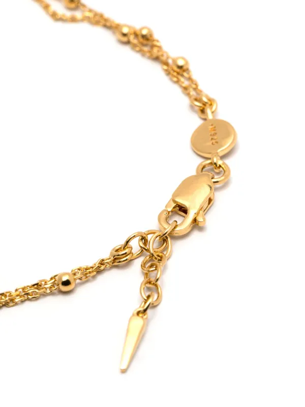 Missoma ミッソマ Double Chain Bracelet ゴールド Missoma double-chain Bracelet | Gold | FARFETCH ID
