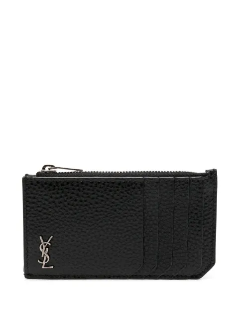 Saint Laurent Cassandre leather cardholder