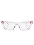 Gucci Eyewear cat-eye frame glasses - Purple