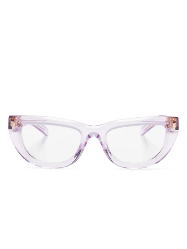 Gucci Eyewear キャットアイ眼鏡フレーム | パープル | FARFETCH JP