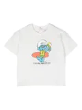 Emporio Armani Kids x Smurfs cotton T-shirt - White