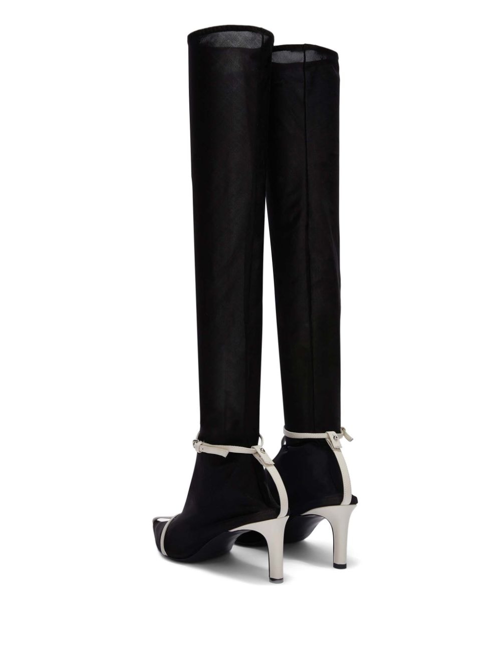 Shop Jil Sander Over-the-knee Boots In Black