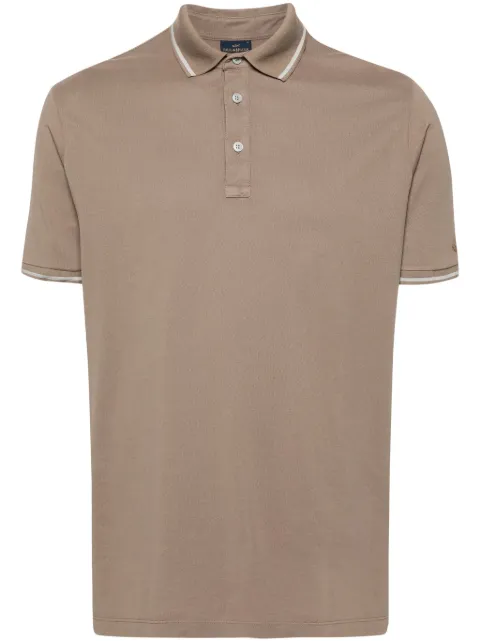 Paul & Shark striped-border polo shirt