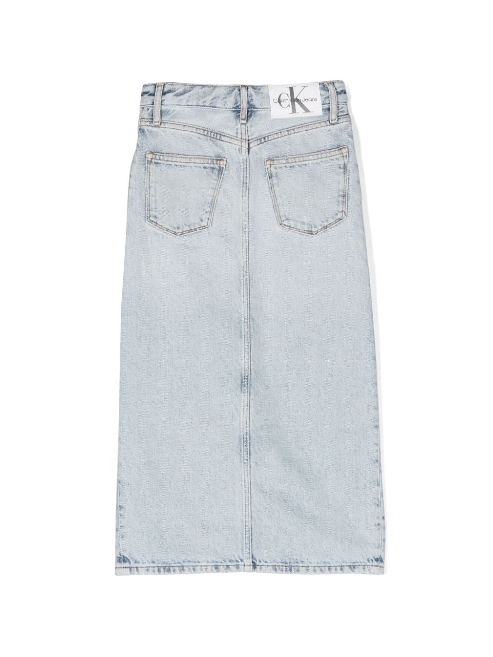 Calvin Klein Kids Maxi-spijkerrok - Blauw