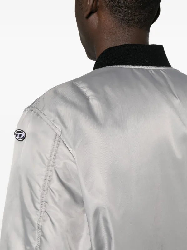 Diesel J-Mattan Reversible Bomber Jacket | Grey | FARFETCH ID Diesel J-Mattan Reversible Bomber Jacket | Grey | FARFETCH ID