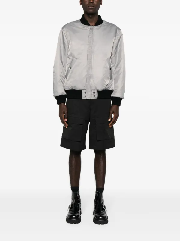 Diesel J-Mattan Reversible Bomber Jacket | Grey | FARFETCH ID Diesel J-Mattan Reversible Bomber Jacket | Grey | FARFETCH ID