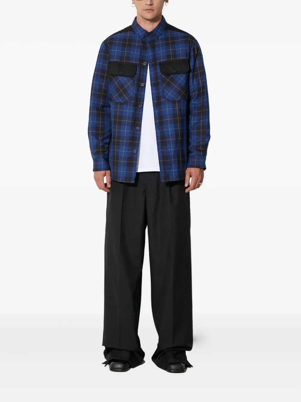 Neil Barrett check-pattern shirt jacket | Shirt Jackets | Image 2