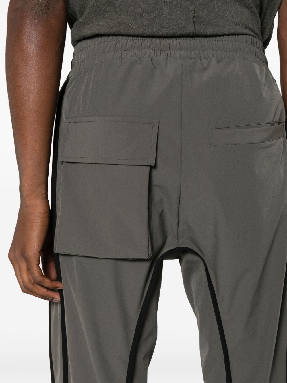 Shop Thom Krom Contrasting-trim Technical-jersey Trousers In Green