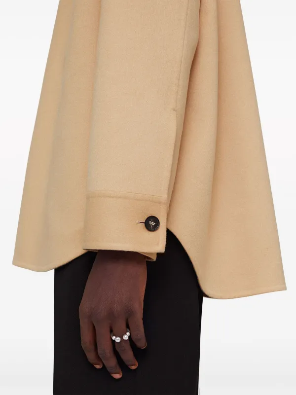 Jil Sander カシミア シャツジャケット | ブラウン | FARFETCH JP