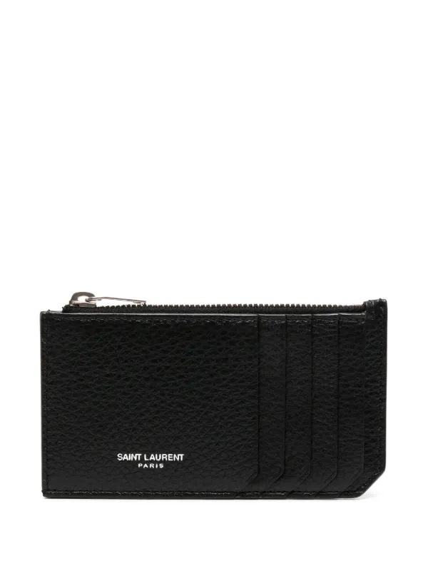 Ysl card holder farfetch sale