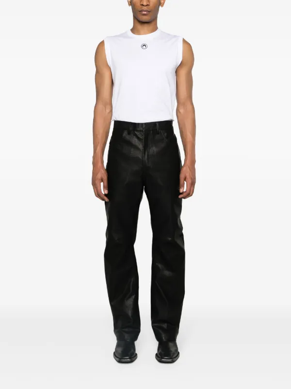 Marine Serre Basic Moon タンクトップ | ホワイト | FARFETCH JP